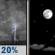 Tonight: Isolated showers and thunderstorms before midnight. Mostly clear, with a low around 76. Heat index values as high as 105. West wind 5 to 10 mph. Chance of precipitation is 20%. New rainfall amounts less than a tenth of an inch possible. Tonight: Isolated Showers And Thunderstorms then Mostly Clear