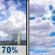 Sunday: Patchy fog and showers and thunderstorms likely before 11am, then a slight chance of showers and thunderstorms between 11am and noon. Partly sunny, with a high near 81. West wind 0 to 5 mph. Chance of precipitation is 70%. New rainfall amounts between a half and three quarters of an inch possible. Sunday: Patchy Fog then Partly Sunny