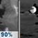 Tonight: Showers and thunderstorms before 10pm. Mostly cloudy, with a low around 59. Northwest wind 0 to 5 mph. Chance of precipitation is 90%. New rainfall amounts between a quarter and half of an inch possible. Tonight: Showers And Thunderstorms then Mostly Cloudy
